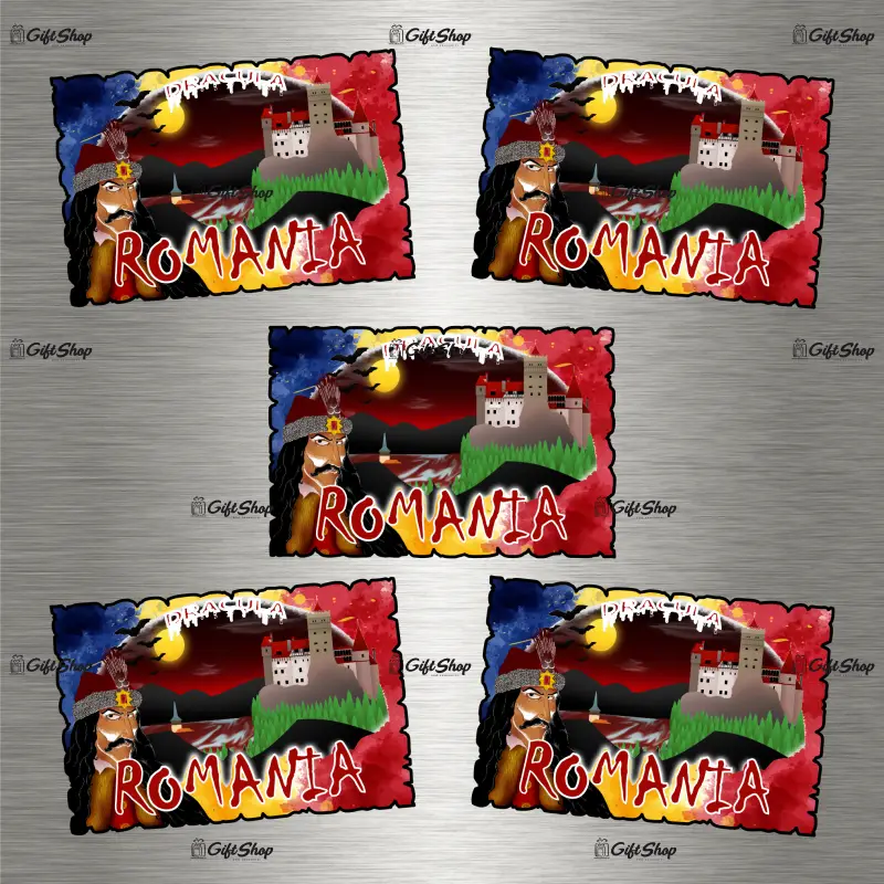 Castelul bran, romania, magnet frigider mgs007